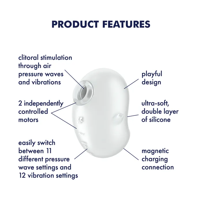 Vibrators Cutie Ghost White Satisfyer