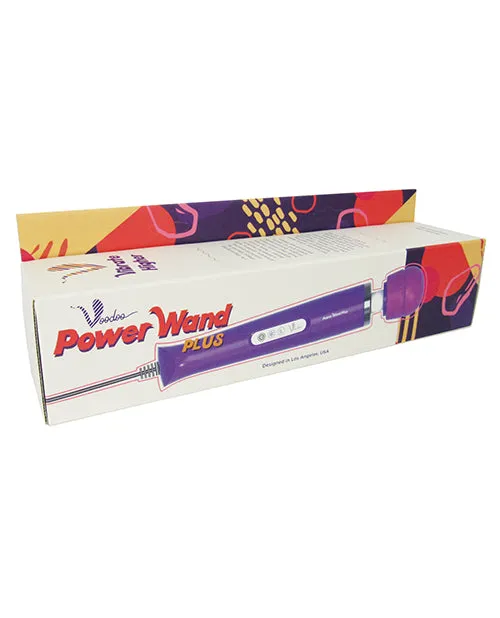Voodoo Power Wand Plus 28x Plug In Purple Thank Me Now Vibrators