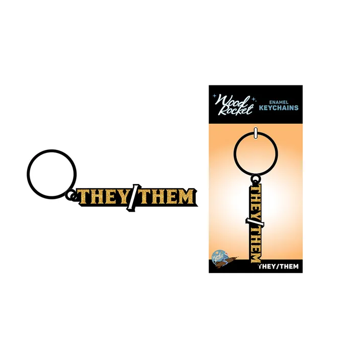 Wood Rocket TheyThem Keychain Wood Rocket Vibrators Wood Rocket TheyThem Keychain Wood Rocket Vibrators