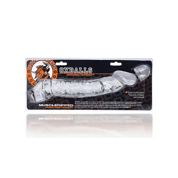 Anal OXBALLS Oxballs Muscle Ripped Cocksheath Black Anal OXBALLS Oxballs Muscle Ripped Cocksheath Black