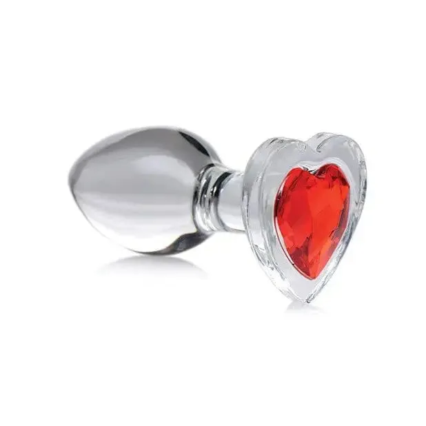 Booty Sparks Anal Booty Sparks Red Heart Gem Glass Anal Plug Booty Sparks Anal Booty Sparks Red Heart Gem Glass Anal Plug