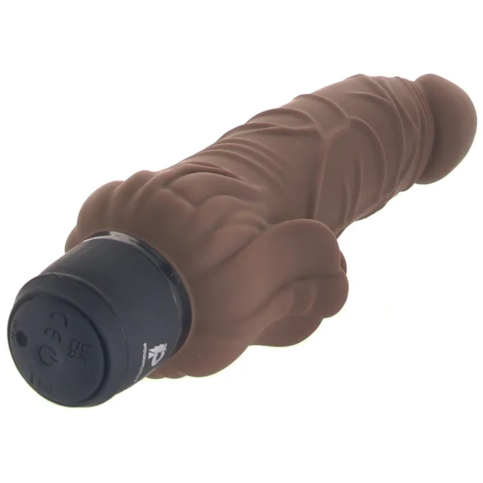 PowerCock 7 Inch Vibe with Clitoral Stimulator in Brown Electric Eel Female Sex Toys PowerCock 7 Inch Vibe with Clitoral Stimulator in Brown Electric Eel Female Sex Toys