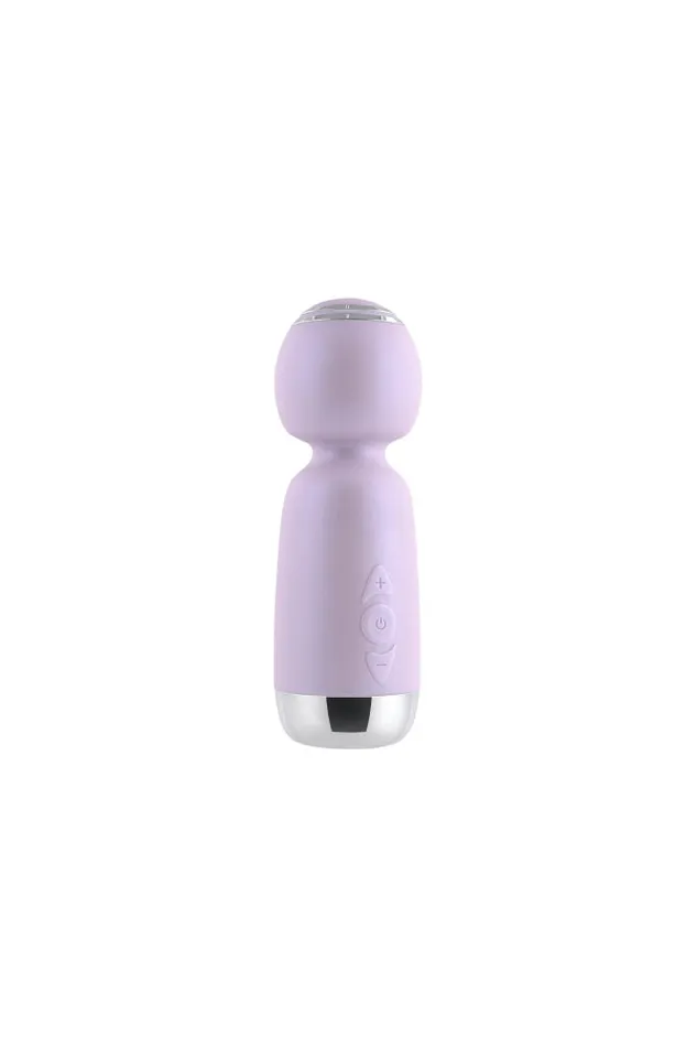 Female Sex Toys Evolved Playboy Royal Mini Wand Vibrator Lilac