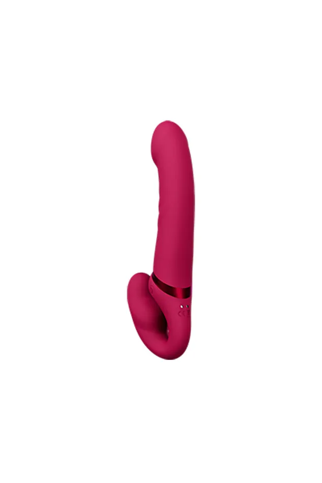 Lovense Lapis AppControlled Strapless Strapon Pink Lovense Vibrators