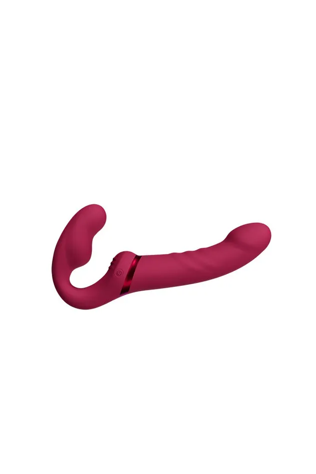 Lovense Lapis AppControlled Strapless Strapon Pink Lovense Vibrators