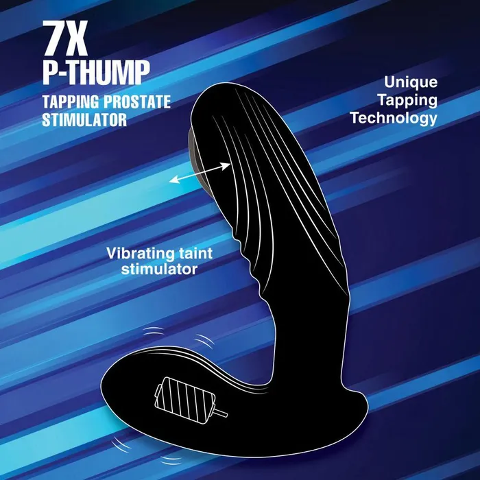 Alpha Pro Male Sex Toys 7X PThump Tapping Prostate Stimulator
