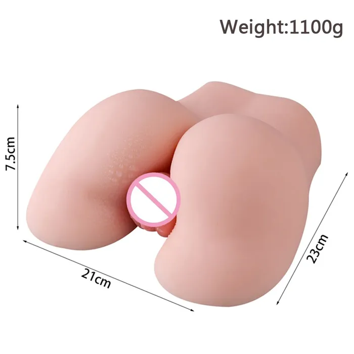 Male Sex Toys LAZADASEXTOYS Sexy Ass Anal Artificial Pussy 3D Silicone Realistic Vagina Adult Sex Toys for Men Masturbation Male Masturbator Cup Sex Shop