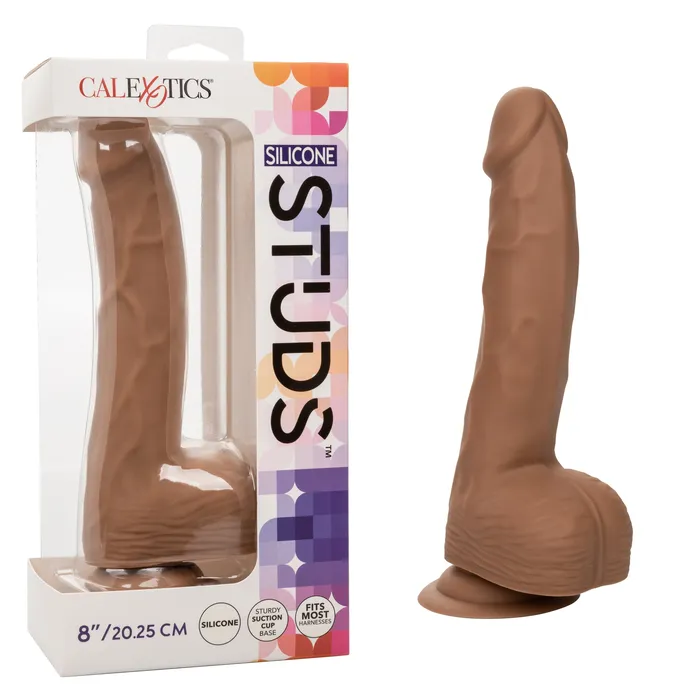 California Exotics Silicone Studs Realistic Dildo with Balls California Exotics Female Sex Toys