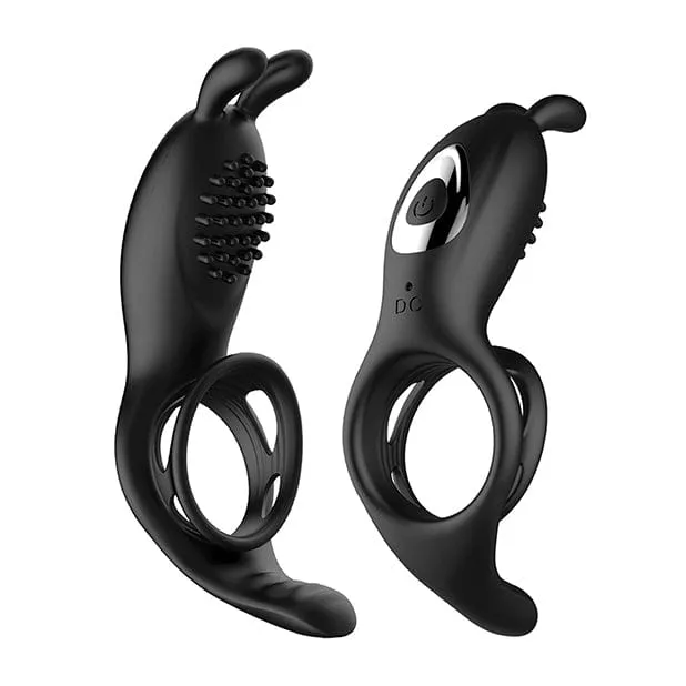Couples Hott Products Hott Products Bliss Hummingbird Vibrating Cock Ring Black Couples Hott Products Hott Products Bliss Hummingbird Vibrating Cock Ring Black