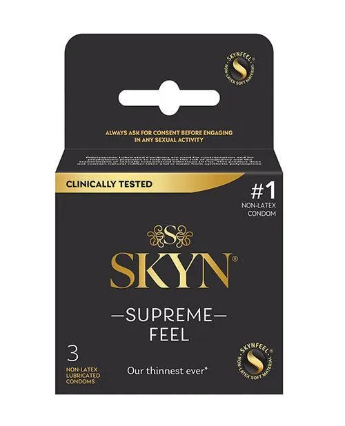 Male Sex Toys Paradise Marketing Lifestyles SKYN Supreme Feel Condoms Pack of 3 Male Sex Toys Paradise Marketing Lifestyles SKYN Supreme Feel Condoms Pack of 3