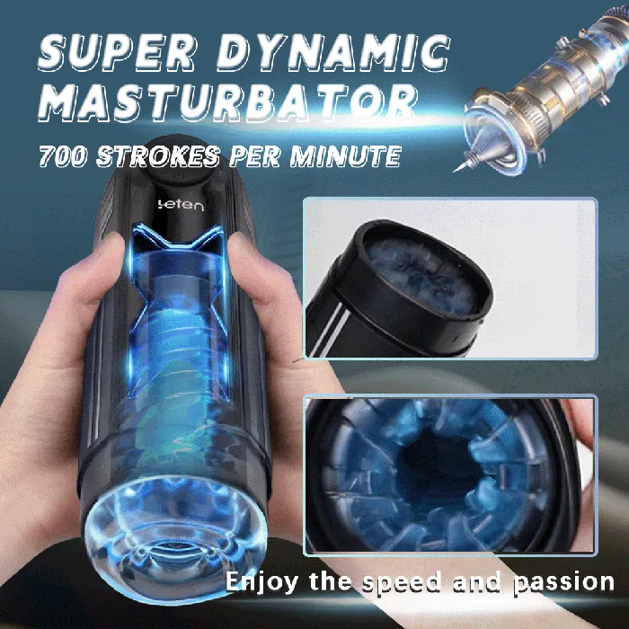 propinkup Male Sex Toys Optimus700 Pistonmin Super Power 10 Telescopic 5 Voices Masturbator