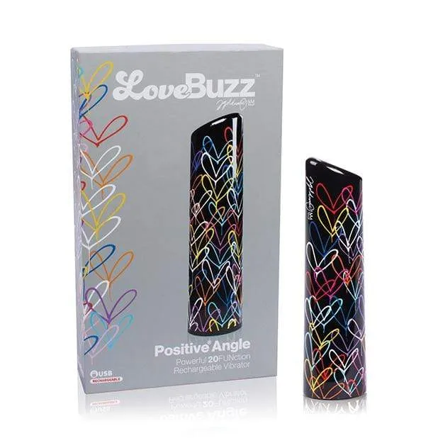 TheScreamingO Female Sex Toys TheScreamingO LoveBuzz Positive Angle Rechargeable Bullet Vibrator Black TheScreamingO Female Sex Toys TheScreamingO LoveBuzz Positive Angle Rechargeable Bullet Vibrator Black