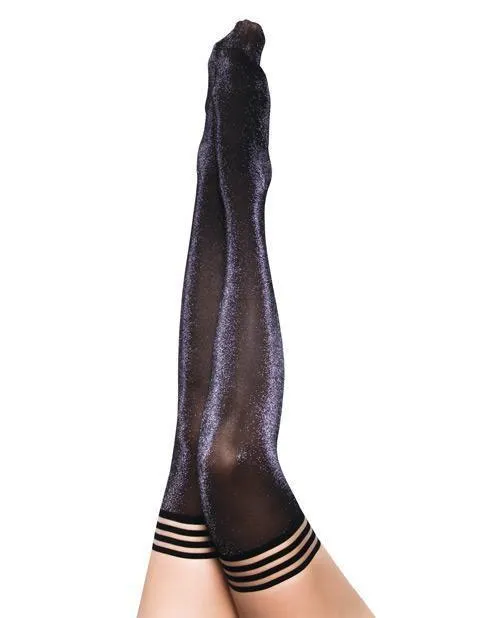 Vibrators Kixies Kaylee Grey Shimmer Thigh High Grey B Kixies INC