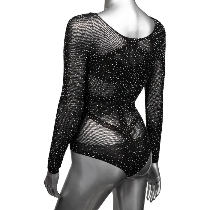 CALIFORNIA EXOTIC NOVELTIES RADIANCE LONG SLEEVE BODYSUIT BLACK PS Anal