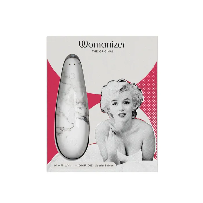 Entrenue Couples Womanizer Marilyn Monroe Special Edition White Marble