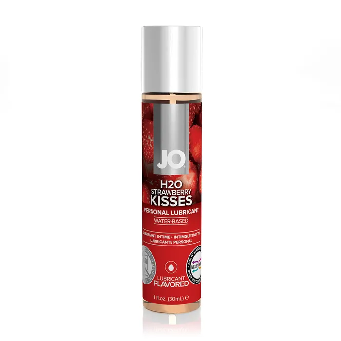 JO H2O Flavoured Lubricant Strawberry Kiss 30ml System Jo Lubricants