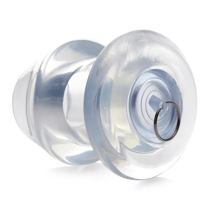 Master Series Ass Bung Clear Hollow Anal Dilator with Plug XL Male Sex Toys