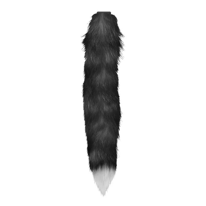 Tailz Anal Interchangeable Black and White Fox Tail