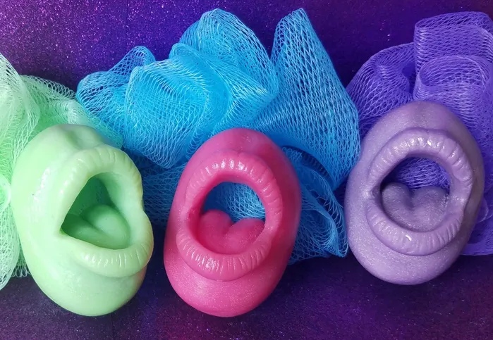Vibrators Its the Bomb Weenie Washer Purple Mouth Gag Gift in a Gift Can
