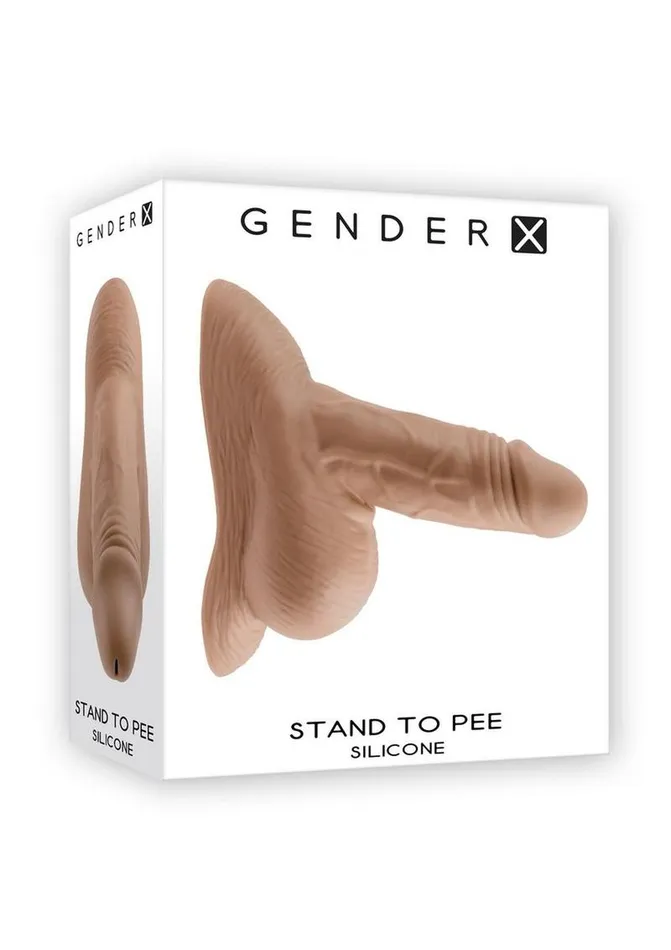 Anal Gender X Gender X Silicone Realistic Stand to Pee Funnel