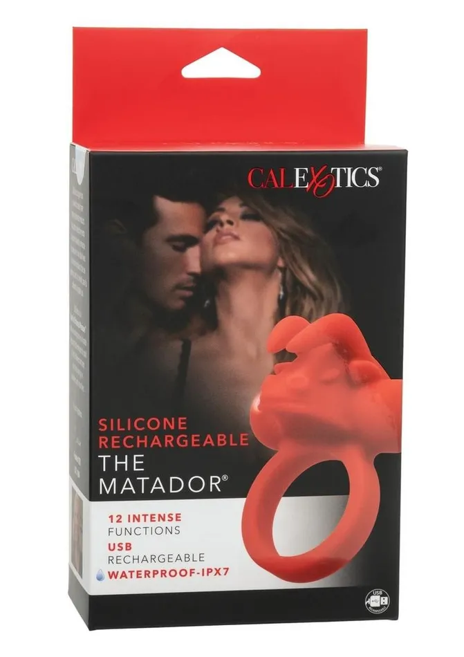 Couples Enhancers Male Sex Toys Silicone Rechargeable The Matador Cock Ring