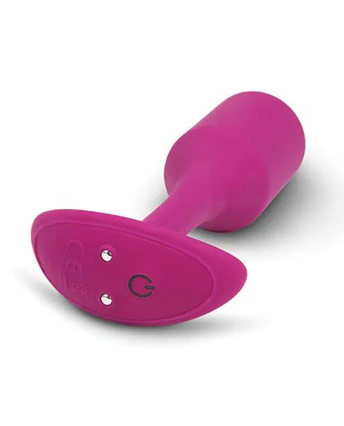 Open Desires Anal bVibe Vibrating Weighted Snug Plug M 112 g Rose