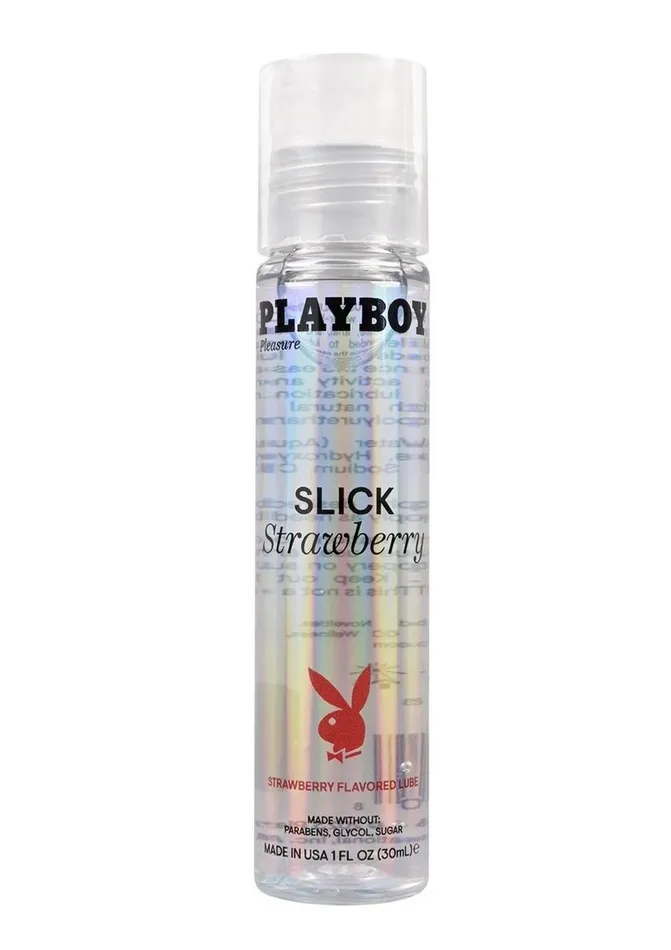 Playboy Slick Strawberry Flavored Water Based Lubricant Playboy Lubricants Playboy Slick Strawberry Flavored Water Based Lubricant Playboy Lubricants