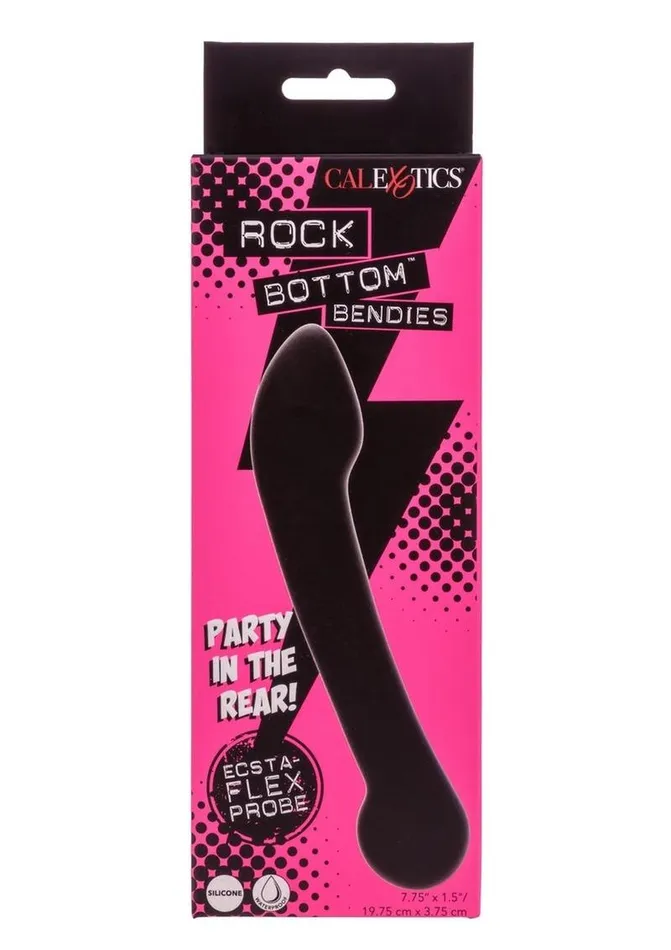 Rock Bottom Bendies EcstaFlex Probe Rechargeable Silicone Anal Vibrator Rock Bottom Anal