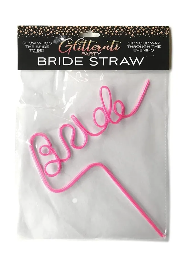 Vibrators Candyprints Party Glitterati Bride Twisty Straw