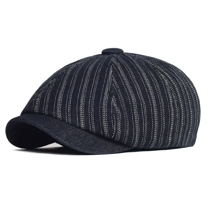 Vibrators mysite KMD Striped Newsboy Cotton Cap