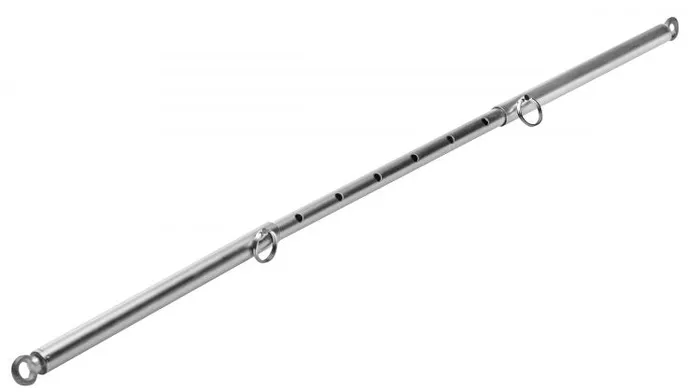 Adjustable Steel Spreader Bar Silver Master Series Male Sex Toys