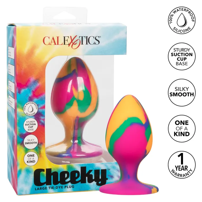 Anal Cheeky Large TieDye Plug CalExotics