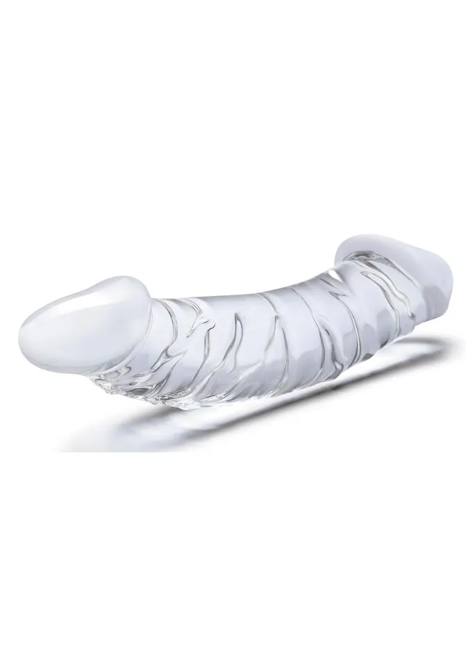 Dildos Glas Glas Girthy Realistic Glass Double Dong