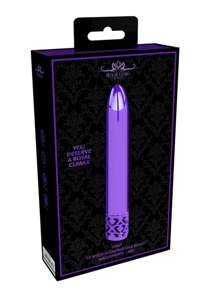 Female Sex Toys Royal Gems Royal Gems Shiny Rechargeable Bullet