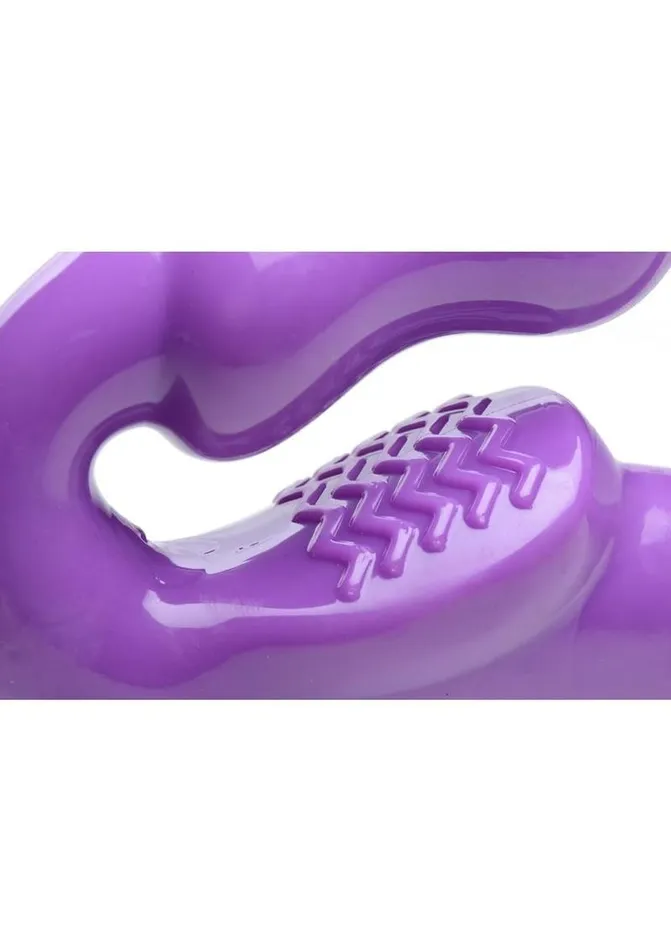 Female Sex Toys STRAP U Strap U 7x Revolver Thick Vibrating Strapless StrapOn Dildo