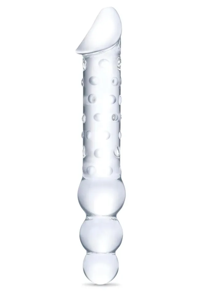 Glas Dildos Glas Double Ended Glas Dildo with Anal Beads
