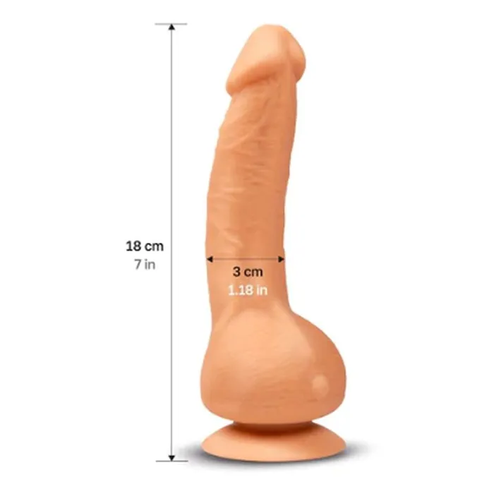 Gvibe Dildos Greal MINI Flesh w Suction Cup