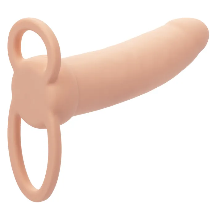 Performance Maxx Rechargeable Thick Dual Penetrator Ivory CalExotics Female Sex Toys Performance Maxx Rechargeable Thick Dual Penetrator Ivory CalExotics Female Sex Toys