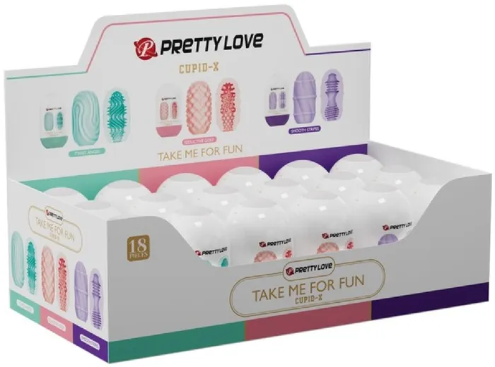 Pretty Love CupidX Eggs Masturbator Display Male Sex Toys