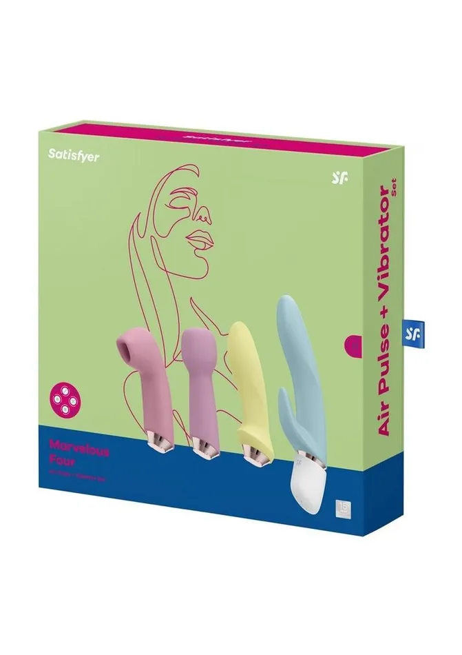 Satisfyer Vibrators Satisfyer Marvelous Four Rechargeable Silicone Vibrator
