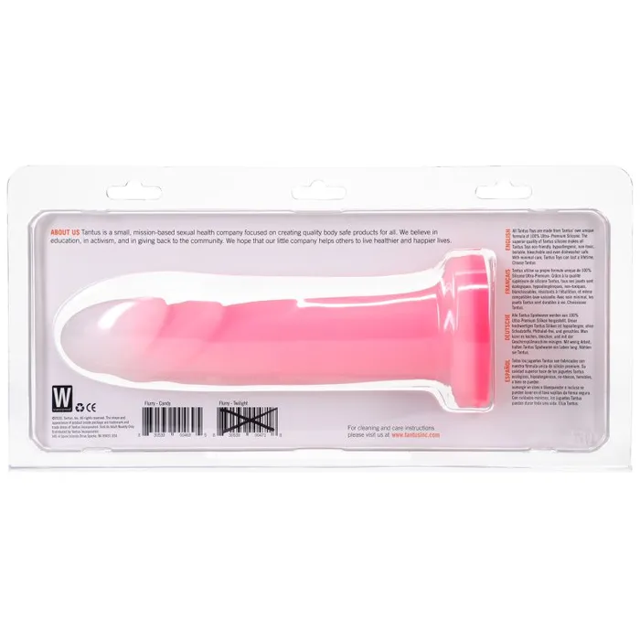 Tantus Dildos Flurry Dual Density Dildo Rose Quartz