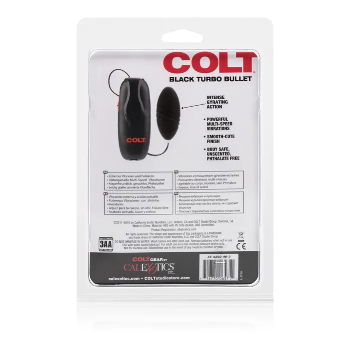Vibrators CalExotics Colt Turbo Bullet Black